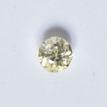 null Diamant non monté de taille ancienne rond pesant 0,94 ct, couleur supposée L/M,...
