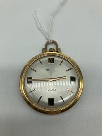 null RESTON. Montre de gousset en métal doré. PB 32,9 gr.



Lot vendu sur désignation,...