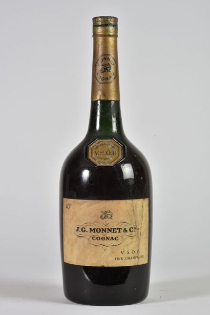 null 1 Mag COGNAC FINE CHAMPAGNE V.S.O.P. 150 cl 40% (5 cm e.t.h. à e.l.a; c.c.)...