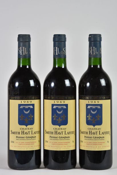 null 3 B CHÂTEAU SMITH HAUT LAFITTE Rouge (e.l.s.) CC Graves 1989