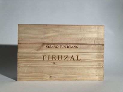 null 6 B CHÂTEAU DE FIEUZAL White (original wooden case) CC Graves 2008