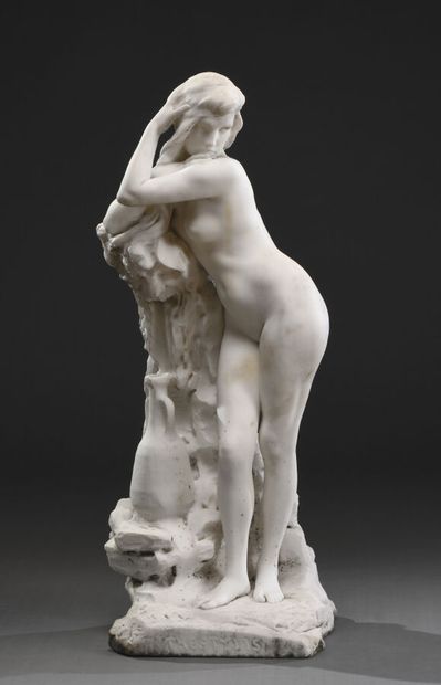 null VERMARE André (1869 - 1949), né à Lyon

Sculpture figurant Thestylis adossée...