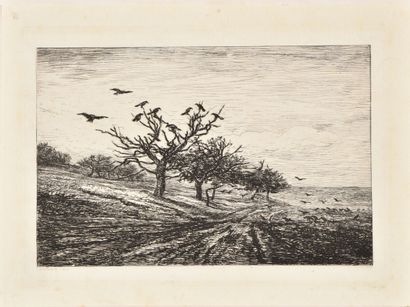 null Charles François DAUBIGNY (1817-1878)

L'arbre aux corbeaux.1867

Delteil 120

Eau-forte....