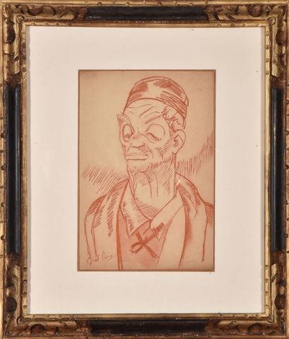 Abel PANN (1883-1963). 
Portrait d'un oriental....
