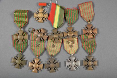 null France. Croix de guerre de 1914 à 1918, le lot 11.