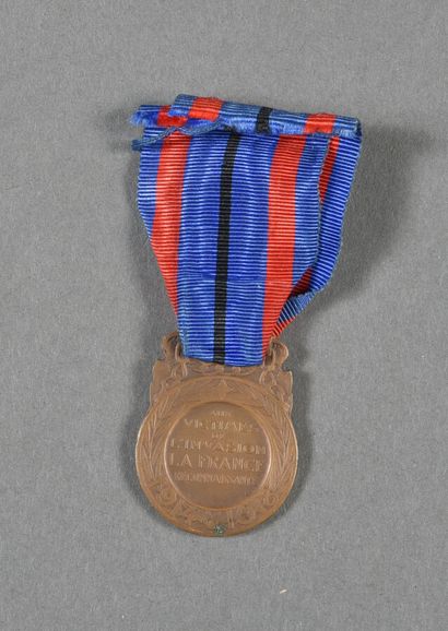null France. Médaille des VICTIMES de l'INVASION.