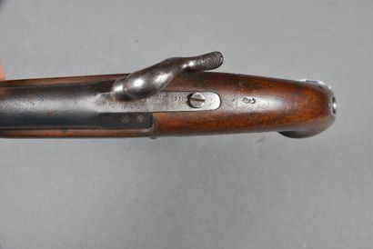 null Pistolet de Gendarmerie 1842, platine " MRE.NLE. DE MUTZIG " poinçonnée lettre...