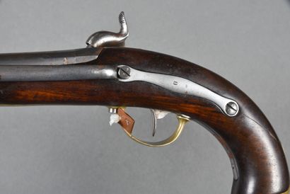 null Pistolet de Marine 1837, 2°modification avec bride de crosse, platine " MRE...