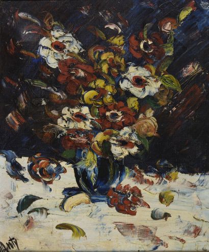 Henri Maurice D'ANTY (1910-1998). 
Fleurs....