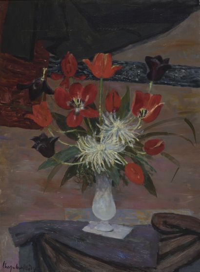 Roger CHAPELAIN-MIDY (1904-1992). 
Les tulipes...
