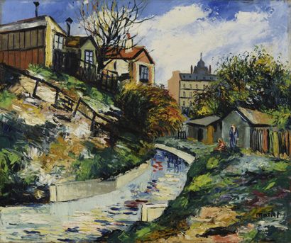 Elisée MACLET (1881-1962). 
Le ruisseau....