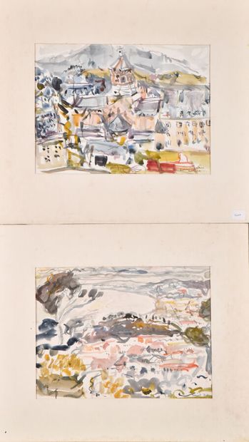 null Marcel SAIN-JEAN (1914-1994).

La baie des Anges.

Aquarelle sur papier.

Signé...