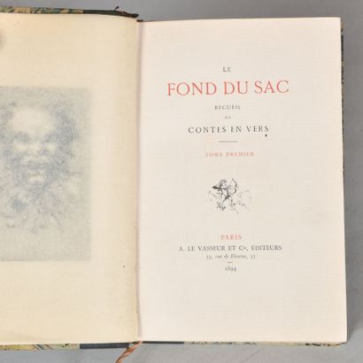 null GALLANT STORYTELLERS. LE FOND DU SAC collection of tales in verse - CONTES ET...