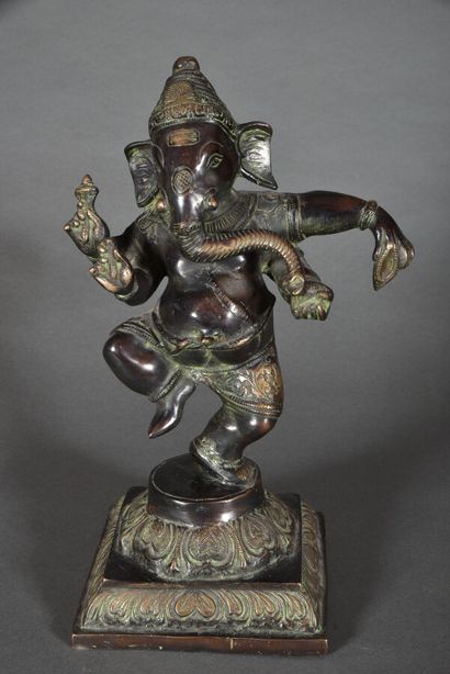Bronze subject representing the elephant-headed...