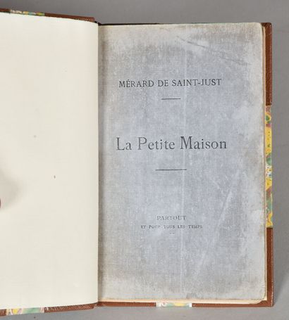 null MÉRARD DE SAINT - JUST Simon Pierre. LA PETITE MAISON. PARTOUT ET POUR TOUS...