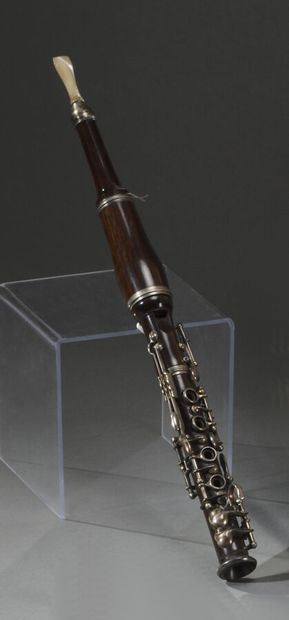 Anonymous flageolet, Boehm system in rosewood....