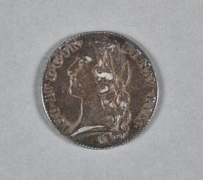  FRANCE. LOUIS XV : ECU with headband 1749 W very nice patina, 29gr46, G 322, TT...