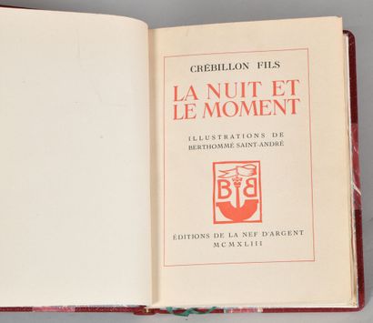 null CREBILLON SON. THE NIGHT AND THE MOMENT. Or the Matins of Cythère. PARIS, EDITIONS...
