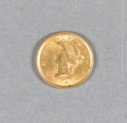 USA. 1 DOLLAR 1852 Philadelphia, 1gr66, KM...