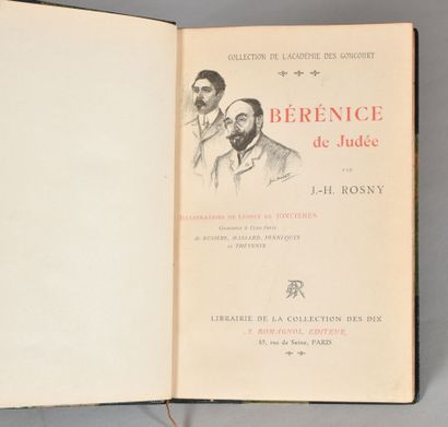 null ROSNY J. - H. BÉRÉNICE DE JUDÉE. PARIS, ROMAGNOL, 1906. One volume, in-8, half-bound...