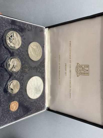  Small modern coins and a set in a Virgin Islands box. 
TTB to FDC