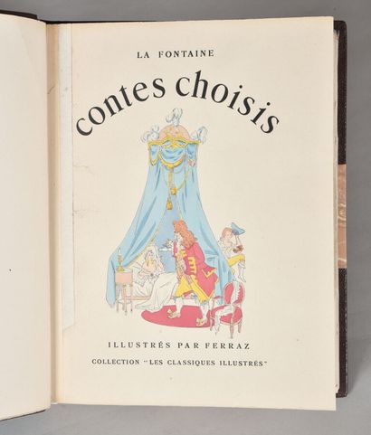 null THE FOUNTAIN. CONTES CHOISIS. PARIS, LES CLASSIQUES ILLUSTRÉS, s. d. One volume,...