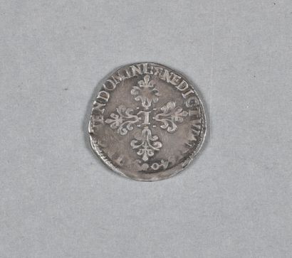 FRANCE. LOUIS XIII (1610/1643) : 1/2 franc 1640 M, 6gr87, G 40, TTB+