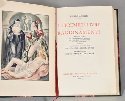 null ARÉTIN Pierre. THE FIRST BOOK OF THE RAGIONAMENTI. The life of the Nuns. The...