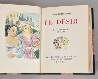 null ROYER Louis - Charles. THE DESIRE. PARIS, AUX ÉDITIONS ARC - EN - CIEL, 1946....