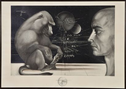 null TREMOIS Pierre-Yves (1921-2020), d'après

Visage au singe (1973)

Lithographie...