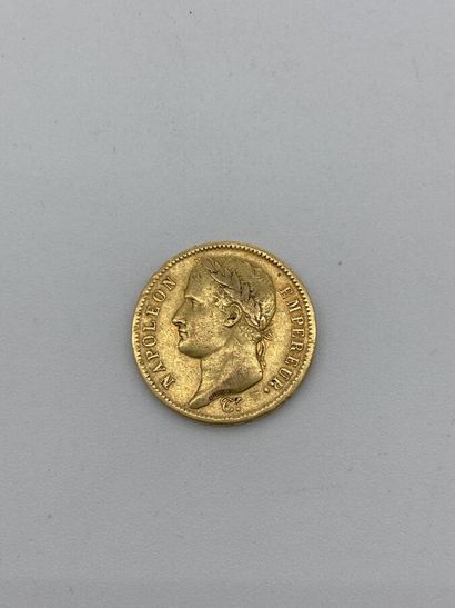 PIECE 40 francs OR Napoléon Empereur 1811...