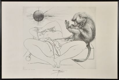 null TREMOIS Pierre-Yves (1921-2020), d'après

Jeune fille au singe (1979)

Lithographie...