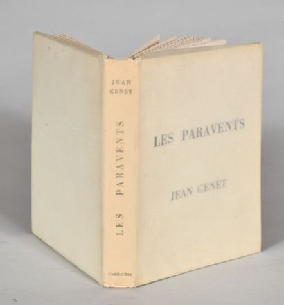 null GENET Jean. LES PARAVENTS. DÉCINES, L'ARBALÈTE, MARC BARBEZAT, 1976. Un volume,...