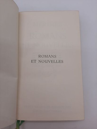 null Lot de 4 livres de la collection La Pléiade, N.R.F. Gallimard comprenant : MERIMEE...