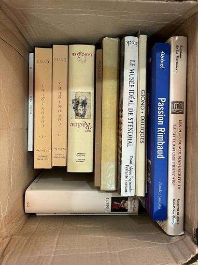 null Lot de livres sur la littérature : Racine, l'opéra, Giono, Stendhal