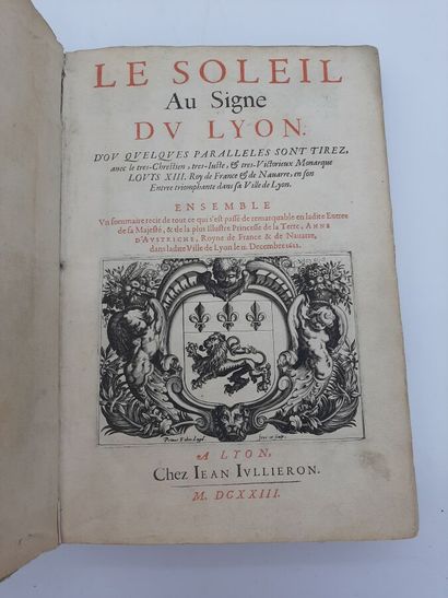 null LYON 1622 -- Le Soleil au signe du Lyon d'où quelques parallèles sont tirez...