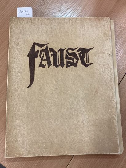 Faust, extraits de l'oeuvre de Goethe, traduits...