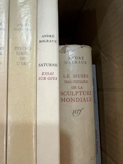 null Lot de livres d'André MALRAUX, collections diverses dont La Métamorphose des...