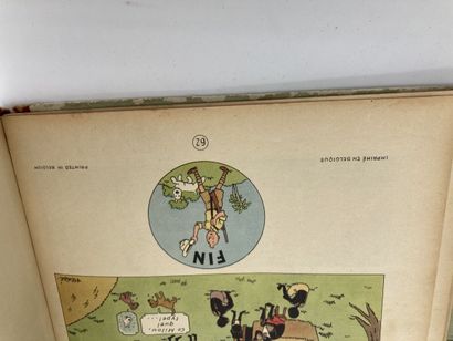 null HERGE. Tintin au Congo. Casterman. Etat d'usage