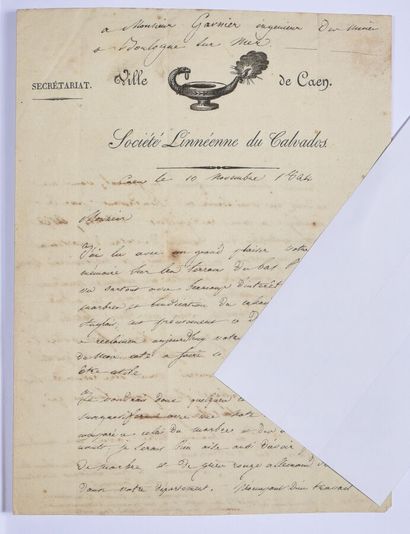 Arcisse de CAUMONT (1801-1873), géologue...