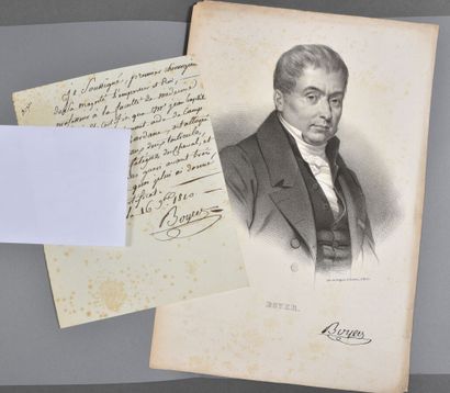 null Alexis BOYER (1757-1833), premier chirurgien de Napoléon. Pièce autographe signée....