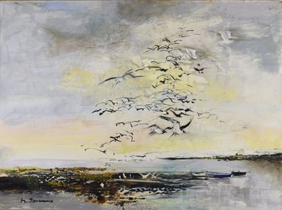 null Michel JOUENNE (1933-2021)

Les mouettes. 

Huile sur toile. 

Signé en bas...