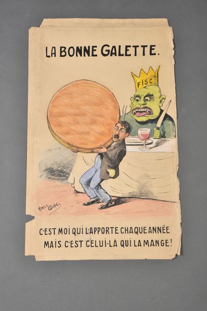 Émile COHL (1857-1938). 
La bonne galette....