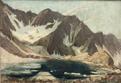 null Etienne ALBRIEUX (1891-1962).

Le lac noir de la Grande Valloire, 1945.

Huile...