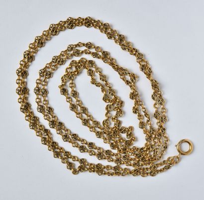 Antique vest chain, forming a necklace, in...