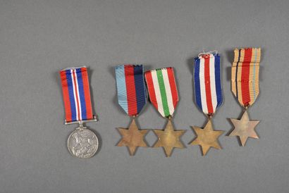 null Great Britain. Various military medals, lot of 5.