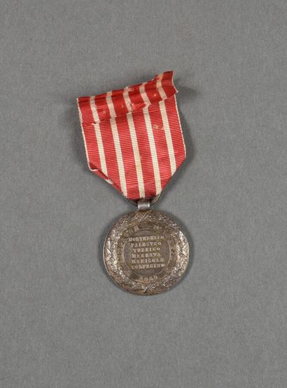 null France. Médaille d'Italie 1859, signée Sacristain.