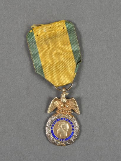 France. Médaille Militaire du 2°Type, signée...