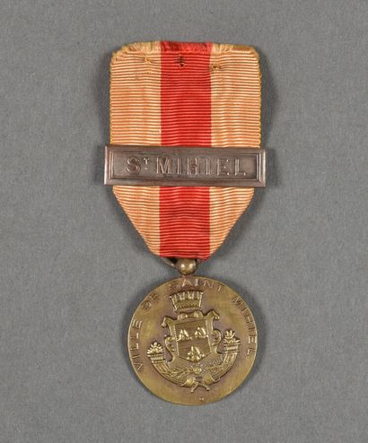 France. Médaille de Saint Mihiel, modèle...