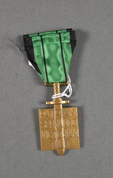 null France. Ordre de la Libération, croix de Compagnon, croix peinte, hauteur totale...